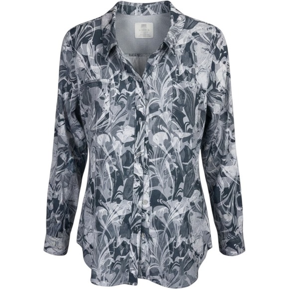 Reel Legends Tops - Reel Legend‎ Long Sleeve Button Down Shirt Womens Size XL